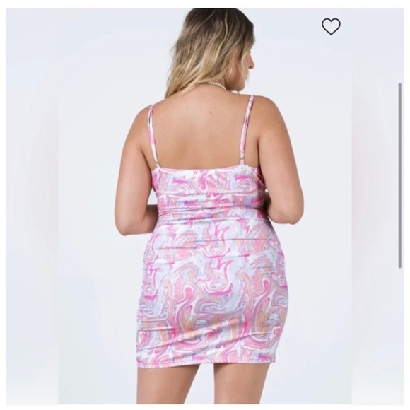 PRINCESS POLLY Pink Retro Dress - Picture 4 of 9